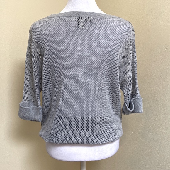 Forever 21 Gray Waffle Knit Top - Picture 2 of 7